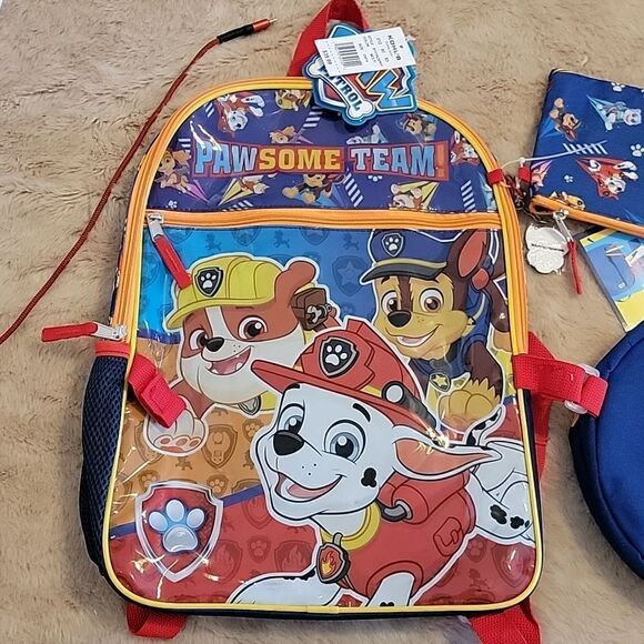 PAW PATROL 5-PIECE BACKPACK SET - NEW! - Picture 6 of 16